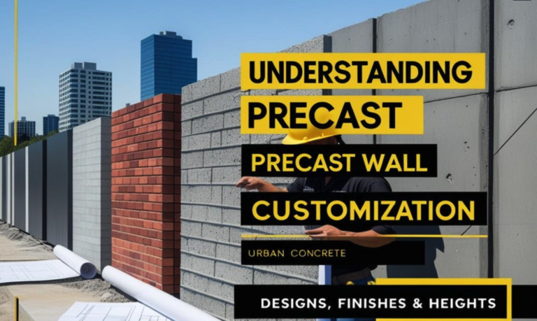 Understanding Precast Wall Customization: Designs, Finishes & Heights by Urban Concrete